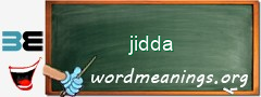WordMeaning blackboard for jidda